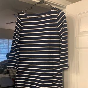 Navy/white lands end dress. Great condition.